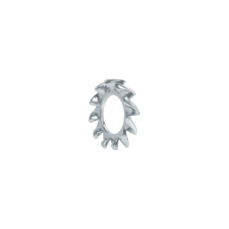 5 MM STEEL TOOTHED WASHER. 12 PEZ