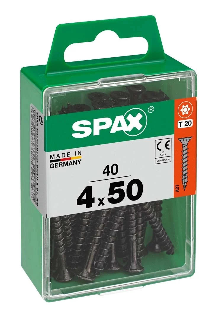 SPAX TSP T-STAR PLUS BLACKS 4X60 M 30 PCS
