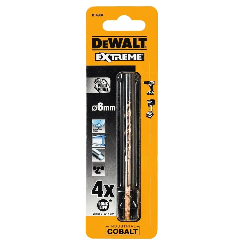 DEWALT METAL DRILL BIT 6X93MM