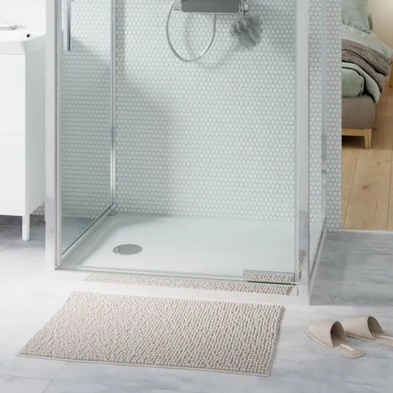 BATHROOM RUG EASY 50X80CM DOVE GRAY