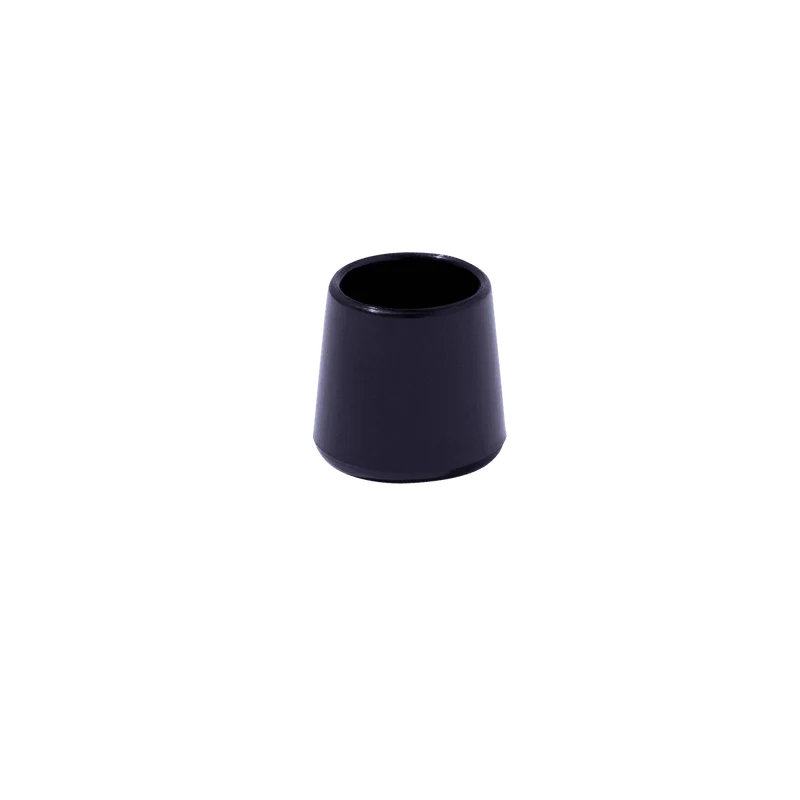FELT PADS 12MM BLACK PLASTIC 8PCS
