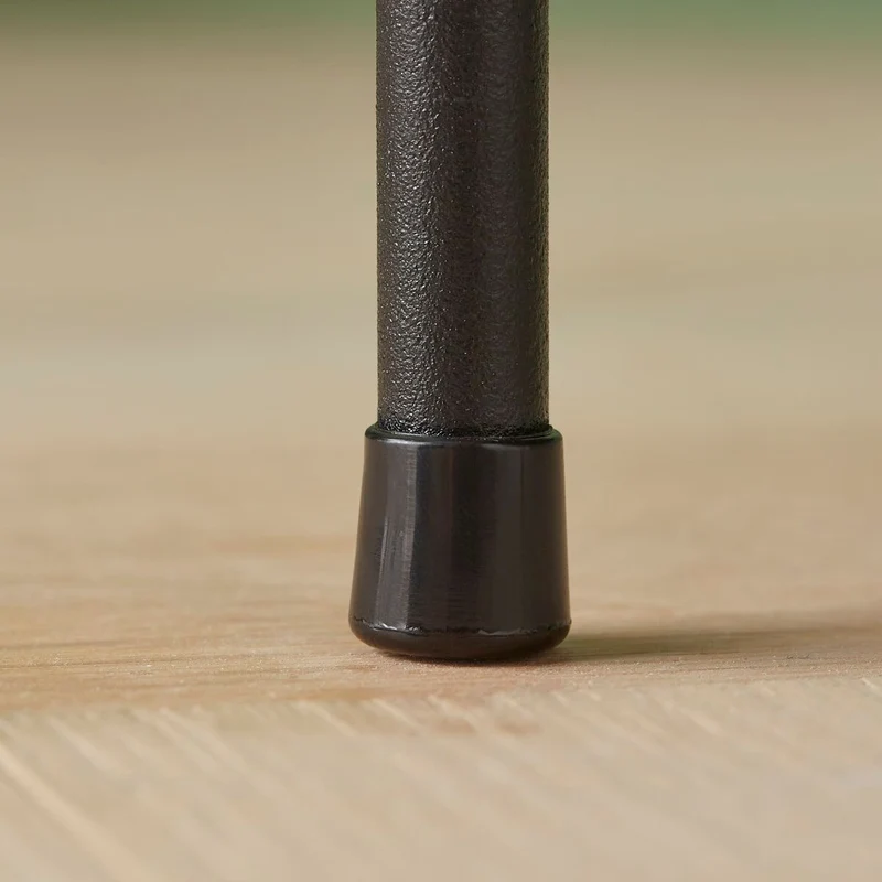 FELT PADS 12MM BLACK PLASTIC 8PCS