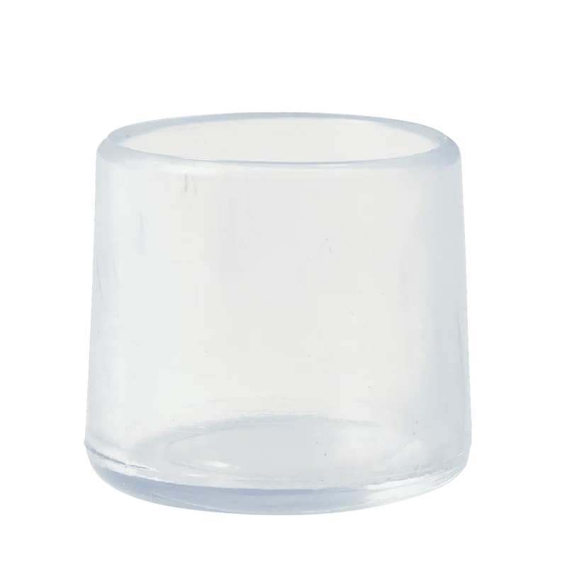 PLASTIC SOCK D22 MM TRANSPARENT, 4 PIECES