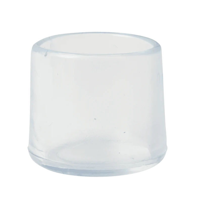 PLASTIC SOCK D20 MM TRANSPARENT, 4 PIECES