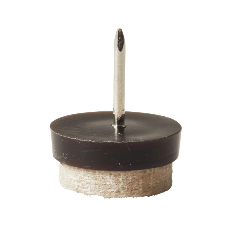 FELT WITH NAIL STANDERS D 20 MM BEIGE , 4 PIECES