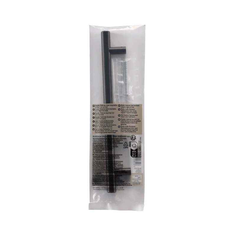 1 HANDLE WILL BE 160 MM CENTRE DISTANCE IN MATT BLACK METAL