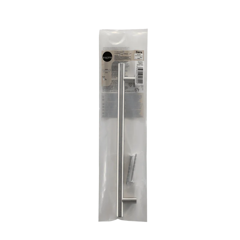1 SARA HANDLE SPACED 192 MM IN POLISHED BRUSHED NICKEL