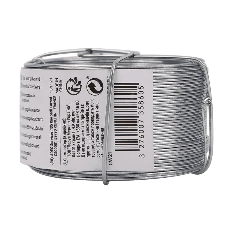GALVANISED STEEL WIRE D0.9MM 50M