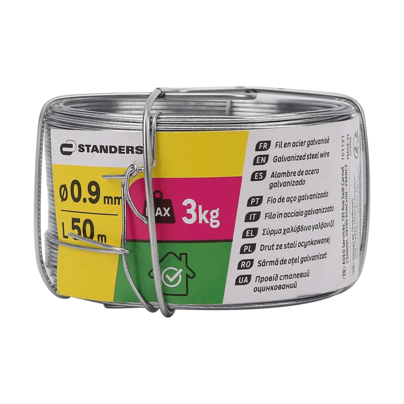 GALVANISED STEEL WIRE D0.9MM 50M