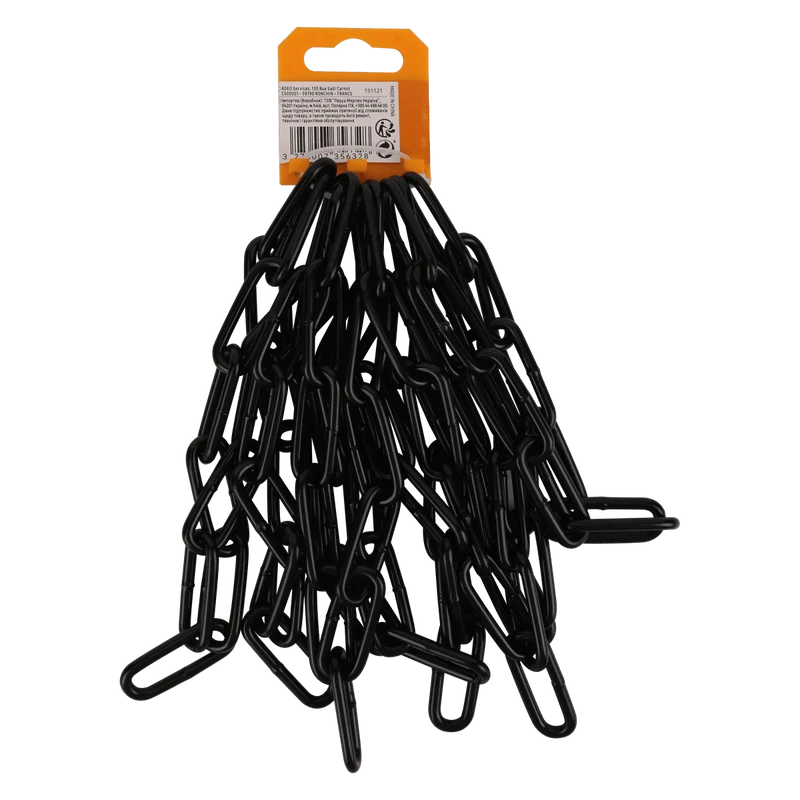 LONG LINK CHAIN AC ZN BLACK D4MM 2.5M