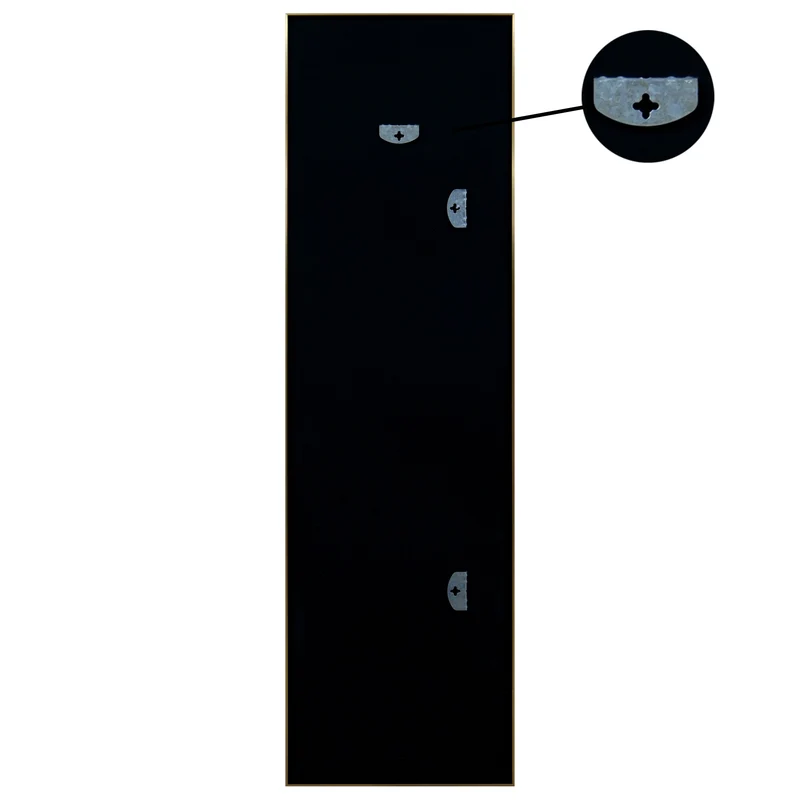 MIRROR BRIA METAL GOLD 40X140CM