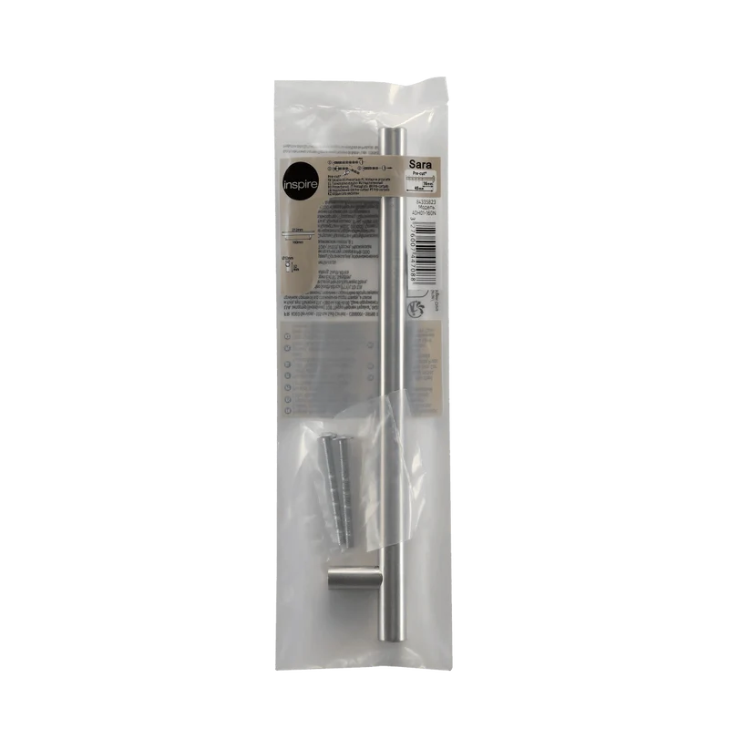 1 SARA HANDLE 160 MM CENTRE DISTANCE IN POLISHED BRUSHED NICKEL