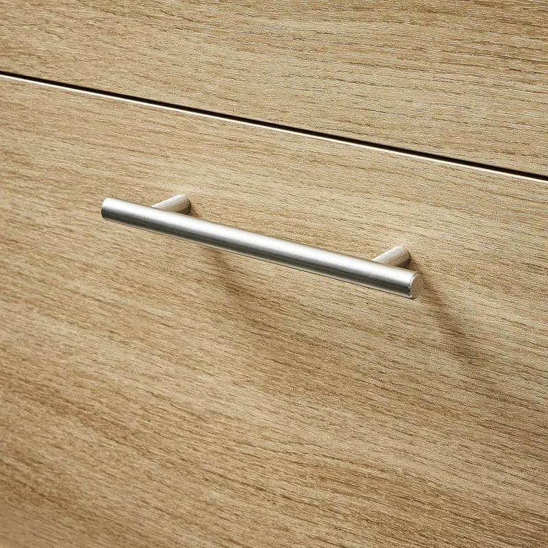 1 HANDLE SARA 128 MM CENTRE DISTANCE IN POLISHED BRUSHED NICKEL