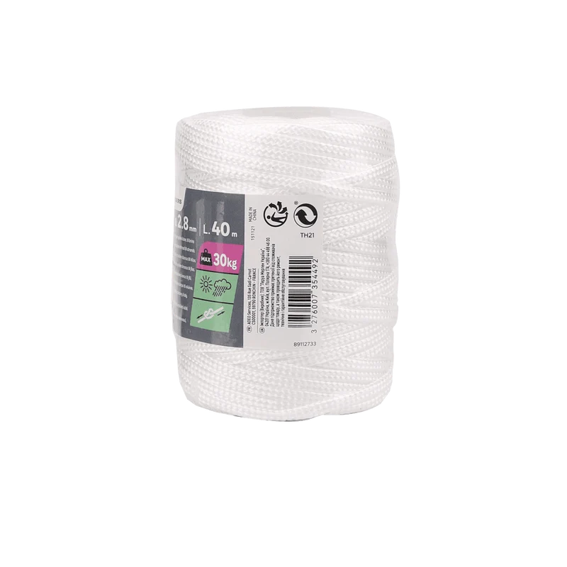 PP WIRE WHITE CABLE D2.8MM 40M