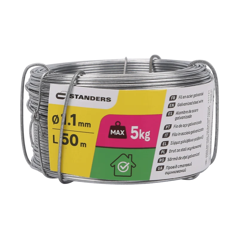 GALVANISED STEEL WIRE D1.1MM 50M