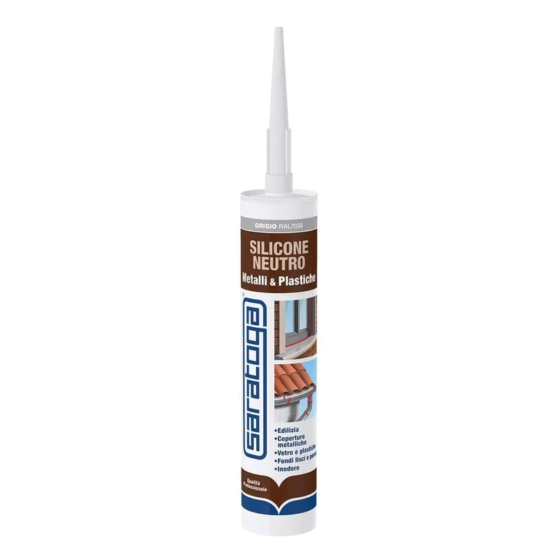 SILICONE FOR EXTERNAL METAL GREY 280ML