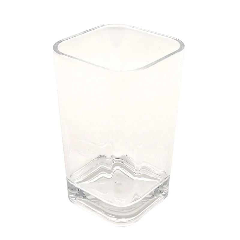 CLAIRE SENSEA TRANSPARENT PLASTIC TOOTHBRUSH HOLDER
