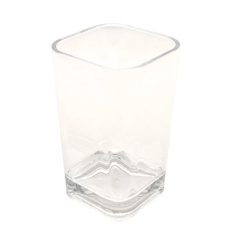 CLAIRE SENSEA TRANSPARENT PLASTIC TOOTHBRUSH HOLDER