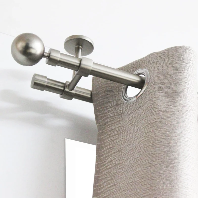 DOUBLE CEILING SUPPORTS KALI METAL NICKEL 85-70MM D20