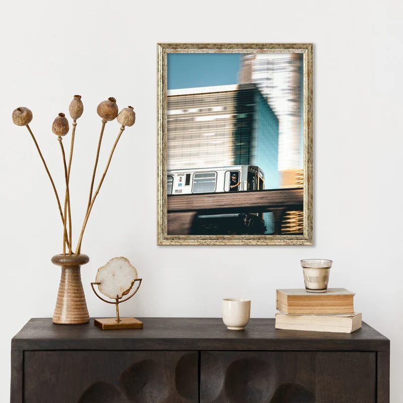 CLAUDIA FRAME 21X29.7 CM GOLD SILVER