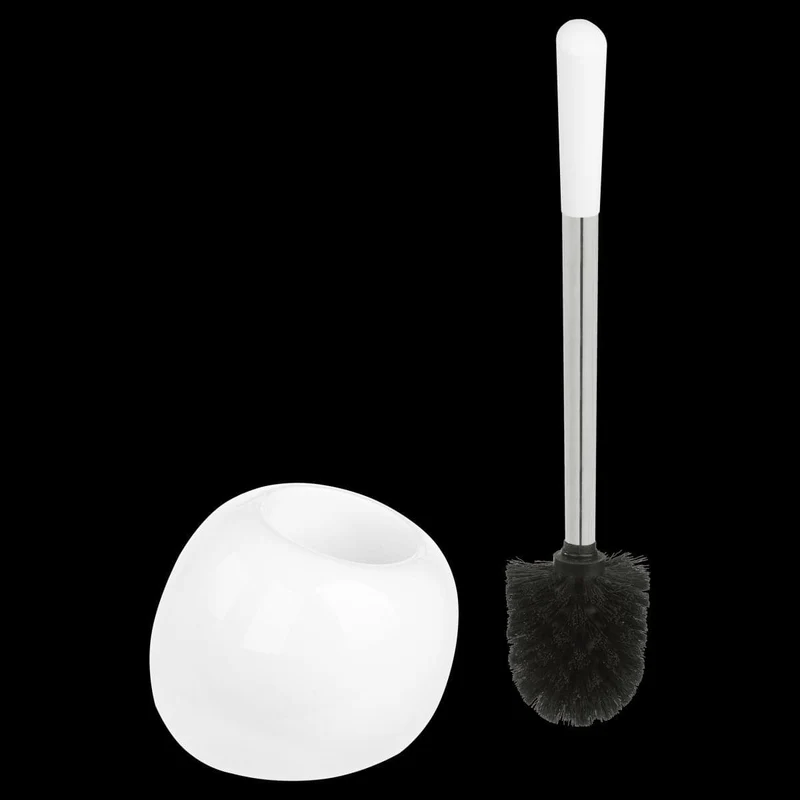 TOILET BRUSH HOLDER ESSENTIAL CERAMIC WHITE TOP 1000 SENSEA