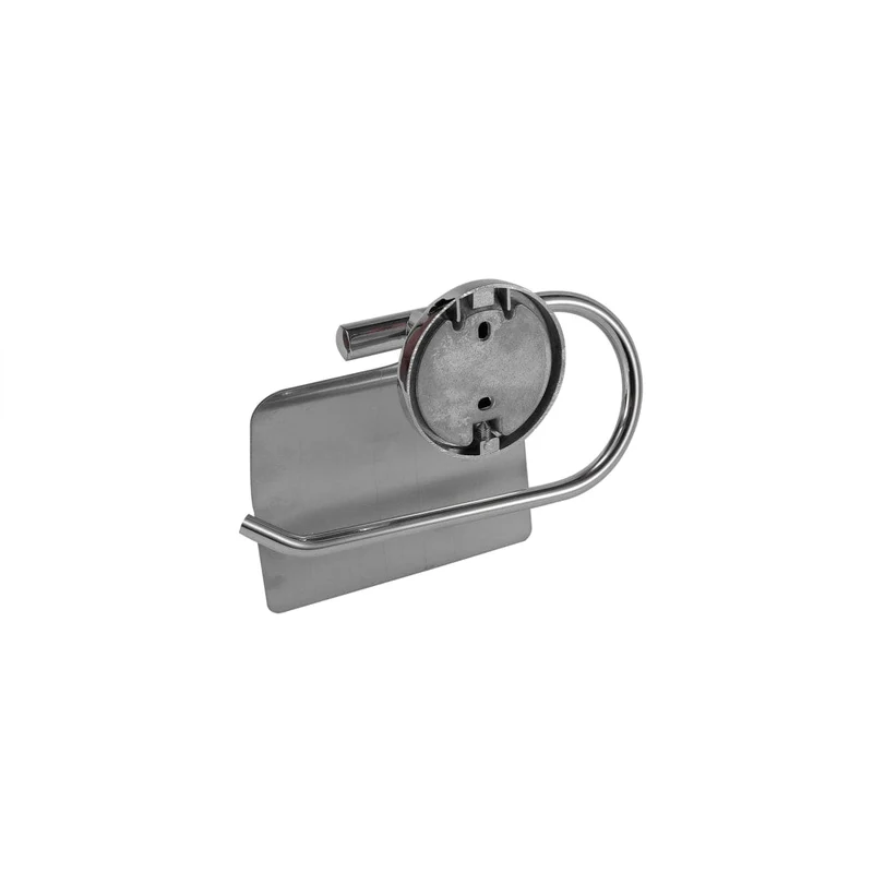 TOILET ROLL HOLDER COVERED WITH SCREWS OR ADHESIVE SUITE SENSEA CHROME