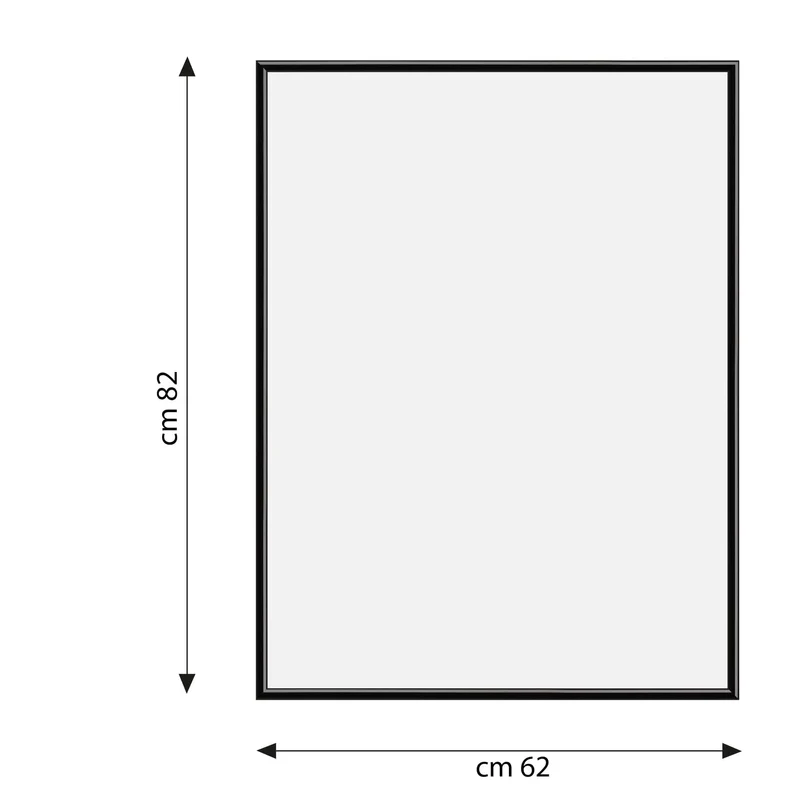 BOMBERINO FRAME 60X80 CM WOOD BLACK