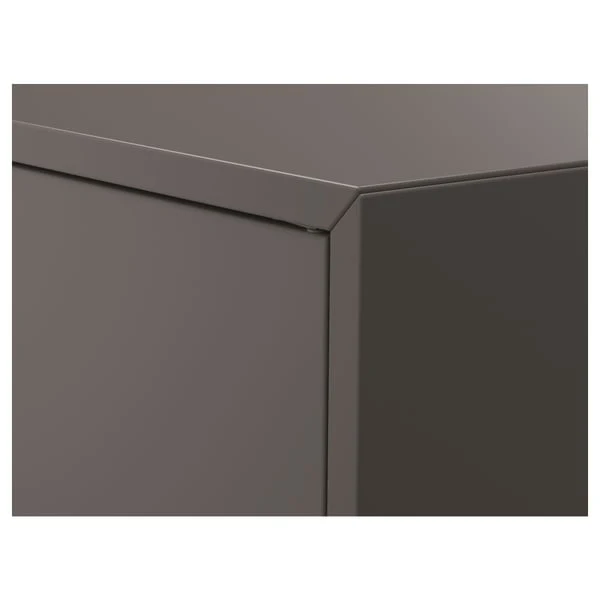 EKET wall-mounted shelving unit, dark grey, 70x35x70 cm
