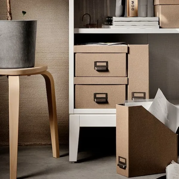 IDANÄS storage combination w glass doors, white, 244x39x211 cm
