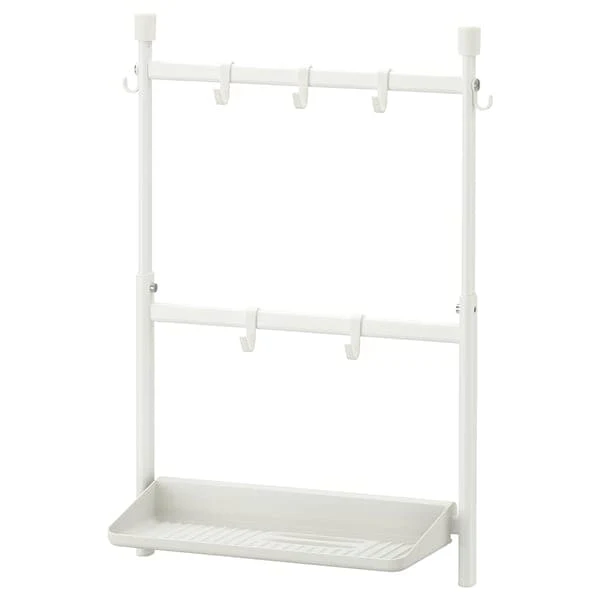 SUNNERSTA kitchen organiser set, no drill/dish drainer/hook, 45.7 cm