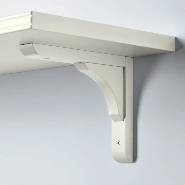 BERGSHULT / RAMSHULT wall shelf, white, 120x30 cm