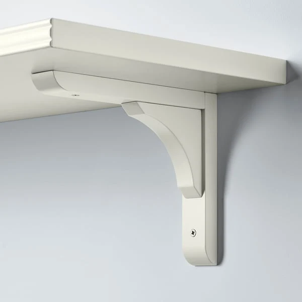 BERGSHULT / RAMSHULT wall shelf, white, 120x30 cm