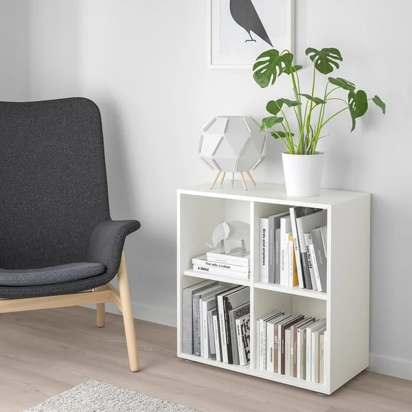 EKET cabinet combination with feet, white, 70x35x72 cm