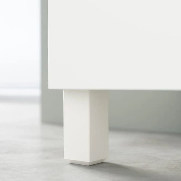 BESTÅ storage combination with doors, white/Kallviken/Stubbarp concrete effect, 120x42x202 cm