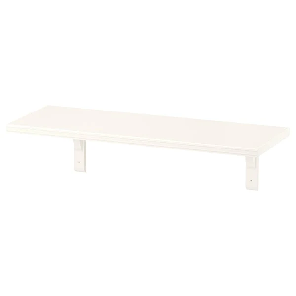 BERGSHULT / RAMSHULT wall shelf, white, 80x30 cm