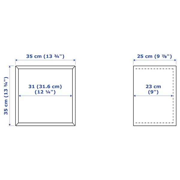 EKET wall-mounted cabinet combination, dark grey, 175x35x210 cm