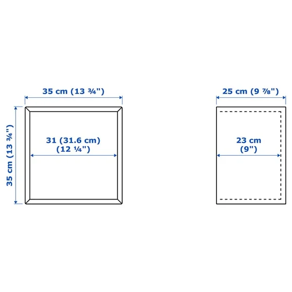 EKET wall-mounted cabinet combination, dark grey, 175x35x210 cm