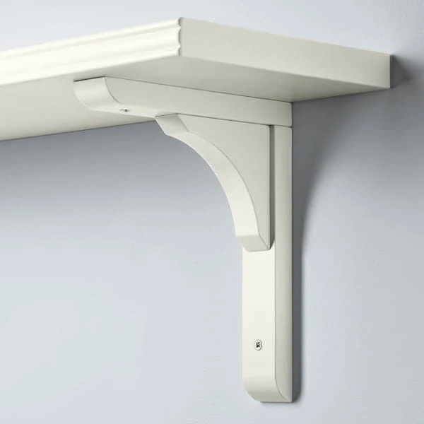 BERGSHULT / RAMSHULT wall shelf, white, 80x20 cm