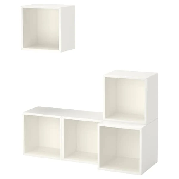 EKET wall-mounted cabinet combination, white, 105x35x120 cm