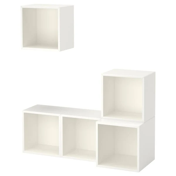 EKET wall-mounted cabinet combination, white, 105x35x120 cm