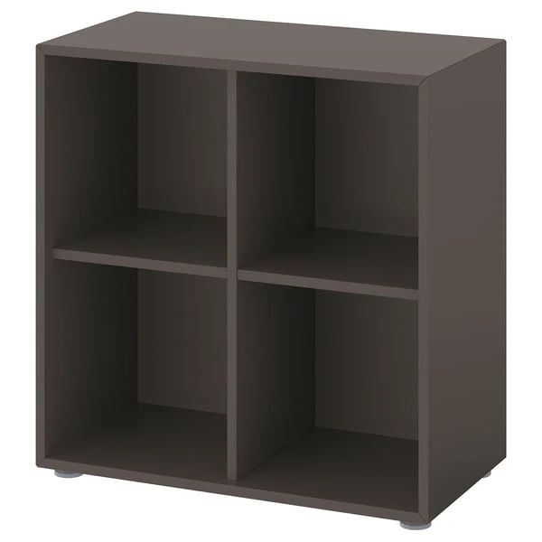 EKET cabinet combination with feet, dark grey, 70x35x72 cm