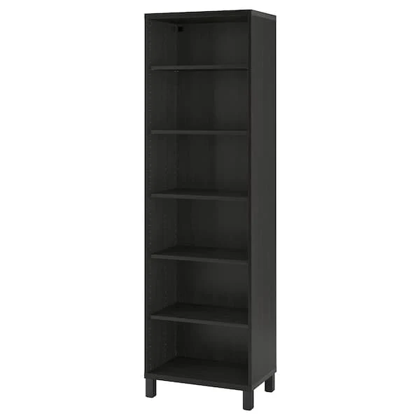 BESTÅ cabinet unit, black-brown, 60x40x202 cm